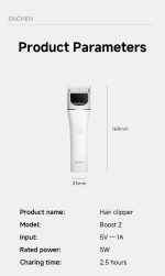 Xiaomi Enchen Boost 2 Electric Hair Trimmer - Image 3