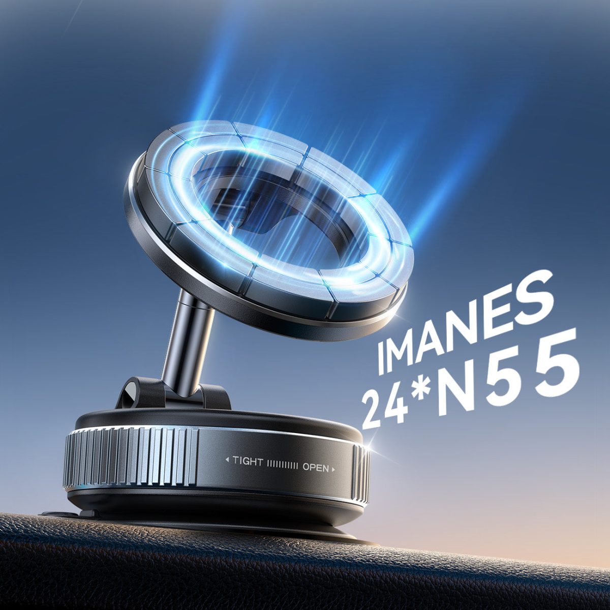 JOYROOM JR-ZS501 MagSafe Suction Cup Phone Mount | Dual Lock & 360° Rotation - Image 2