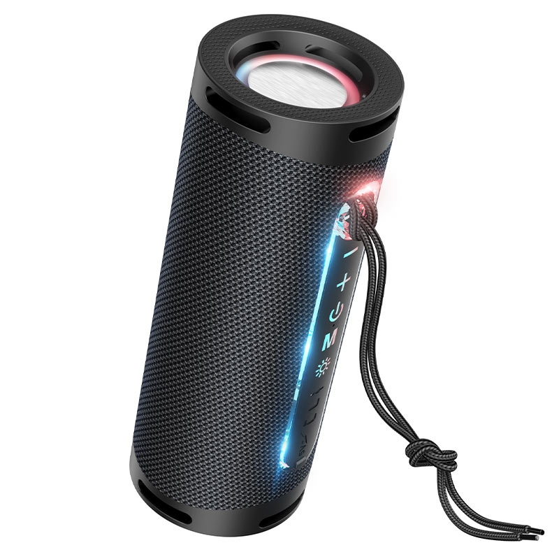 hoco-hc9-dazzling-pulse-sports-bt-speaker-black Hoco HC9 Dazzling Pulse Sports portable loud Speaker - Image 1