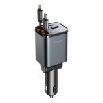 Joyroom JR-CCL05 4-in-1 Retractable Cable 65W Car Charger