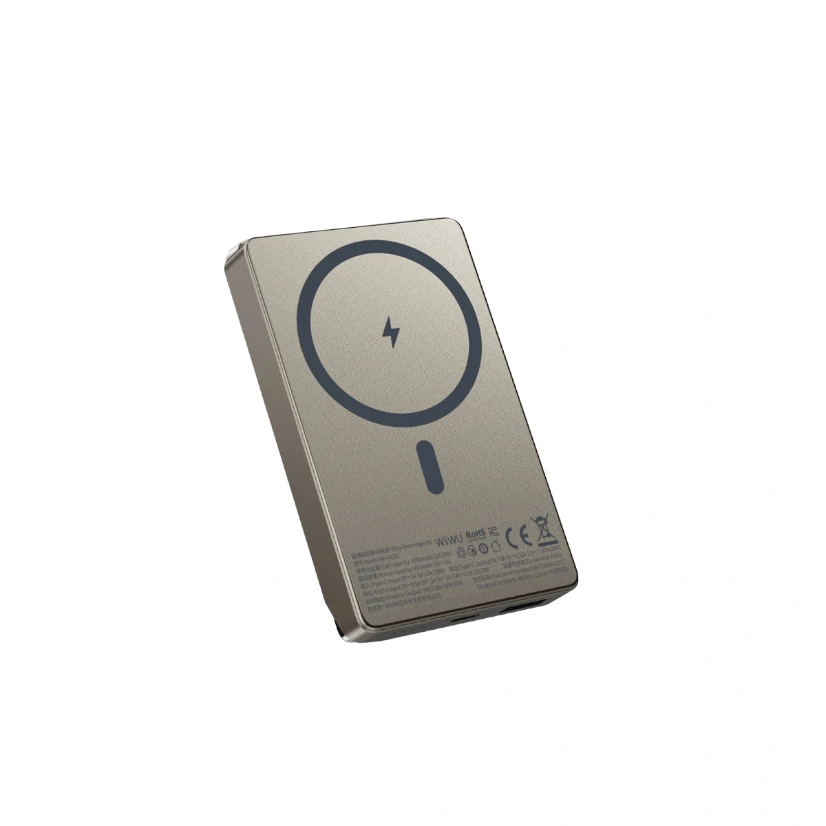 Wiwu Wi-P020 Ultra Thin 15W Magsafe Powerbank 10000mAh - Image 3